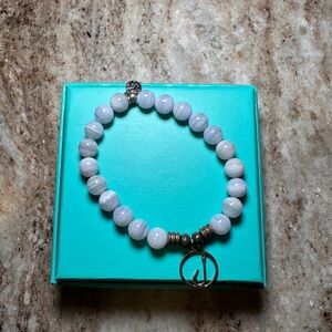 Elegant Blue Beaded Bracelet